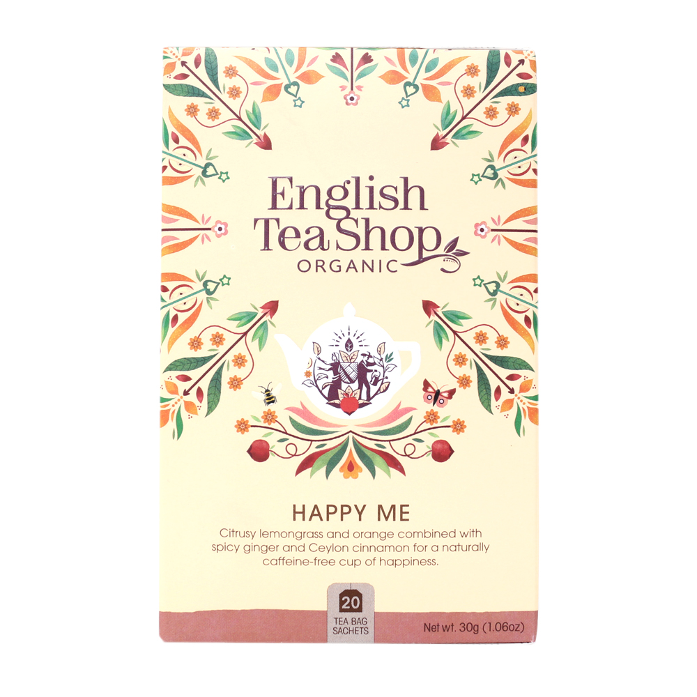 English Tea Shop Luomu Hauduke Happy Me, kofeiiniton 20 pss (6 x 30 g) LK-BIO-149