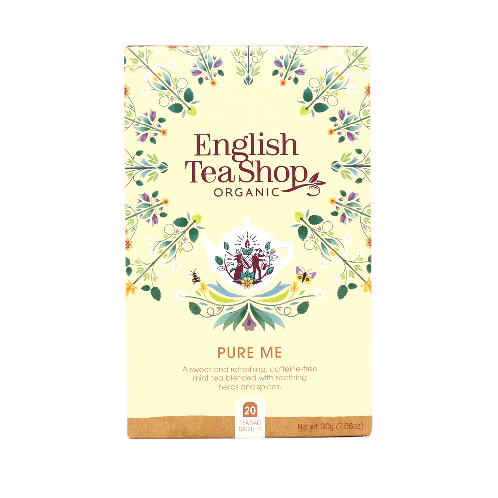 English Tea Shop Luomu Hauduke Pure Me, kofeiiniton 20 pss (6 x 30 g) LK-BIO-149