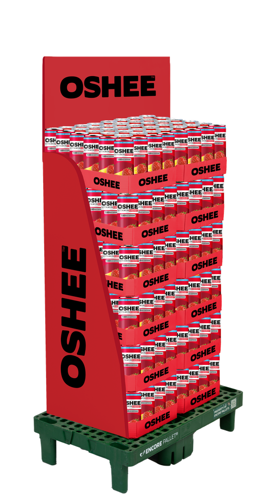 OSHEE Energy drink Strawberry & Lemon Zero 330ml QPA (288tlk)