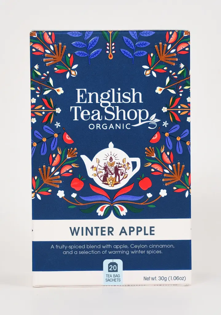English Tea Shop Luomu Hauduke Winter Apple, kofeiiniton 20 pss (6 x 30 g) LK-BIO-149