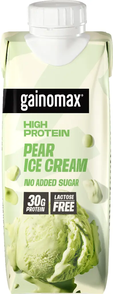 Gainomax High Protein Pear Ice cream Proteiinijuoma 250 ml x 15