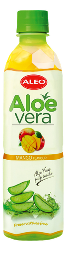 [22393] ALEO Aloe Vera dryck med Mango smak 500ml x 12 (KMP 0,20€)