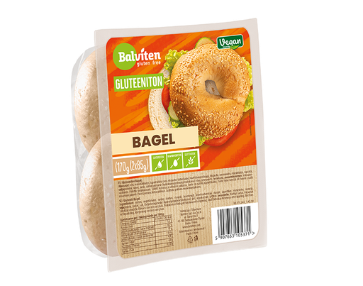 [10537] Balviten Gluteeniton Bagel 2 x 85 g X 4
