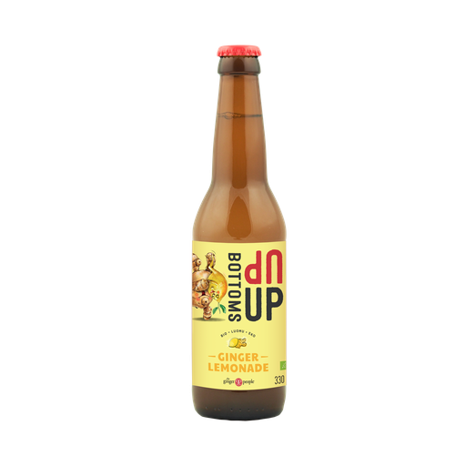[83333] Bottoms Up Luomu Inkivääri Lemonade 330ml x 12 (KLP 0,10€) PL-EKO-07