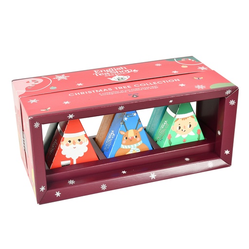 [06528] English Tea Shop Luomu Jouluteepyramidit Kuusenkoristeet, kofeiiniton 6 pss (6 x 12 g) LK-BIO-149