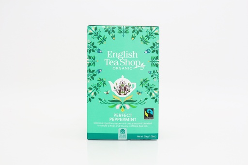 [02924] English Tea Shop Luomu Hauduke Perfect Peppermint, kofeiiniton 20 pss (6 x 30 g) LK-BIO-149