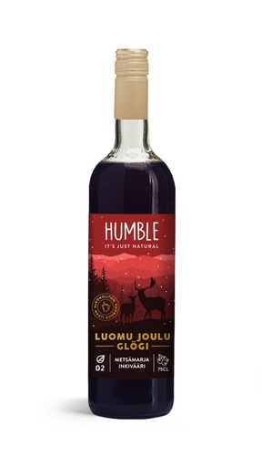 [83282] HUMBLE Jouluglögi Luomu Metsämarja-Inkivääri 750ml x 12 FI-EKO-201