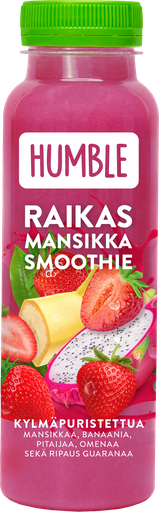 [83456] HUMBLE Raikas Smoothie 250ml Mansikka x 6 (KMP 0,10€)
