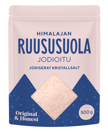 [17828] Original & Honest  Himalajan Ruususuola hieno, jodioitu 10 x 500 g